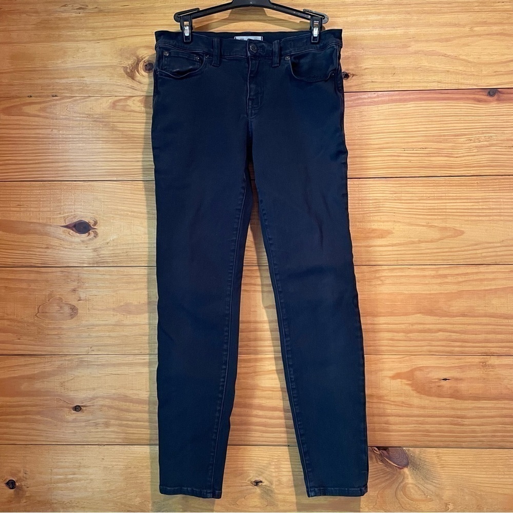 Madewell Skinny Skinny Mid Rise Black Jeans 28
